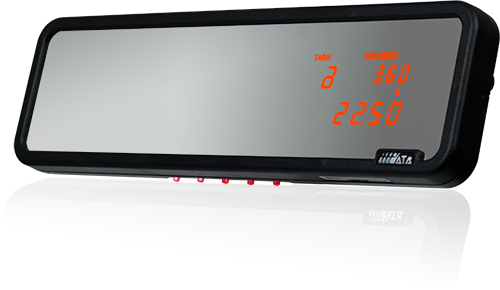 PRIMUS MIRROR display showing tariff and fare